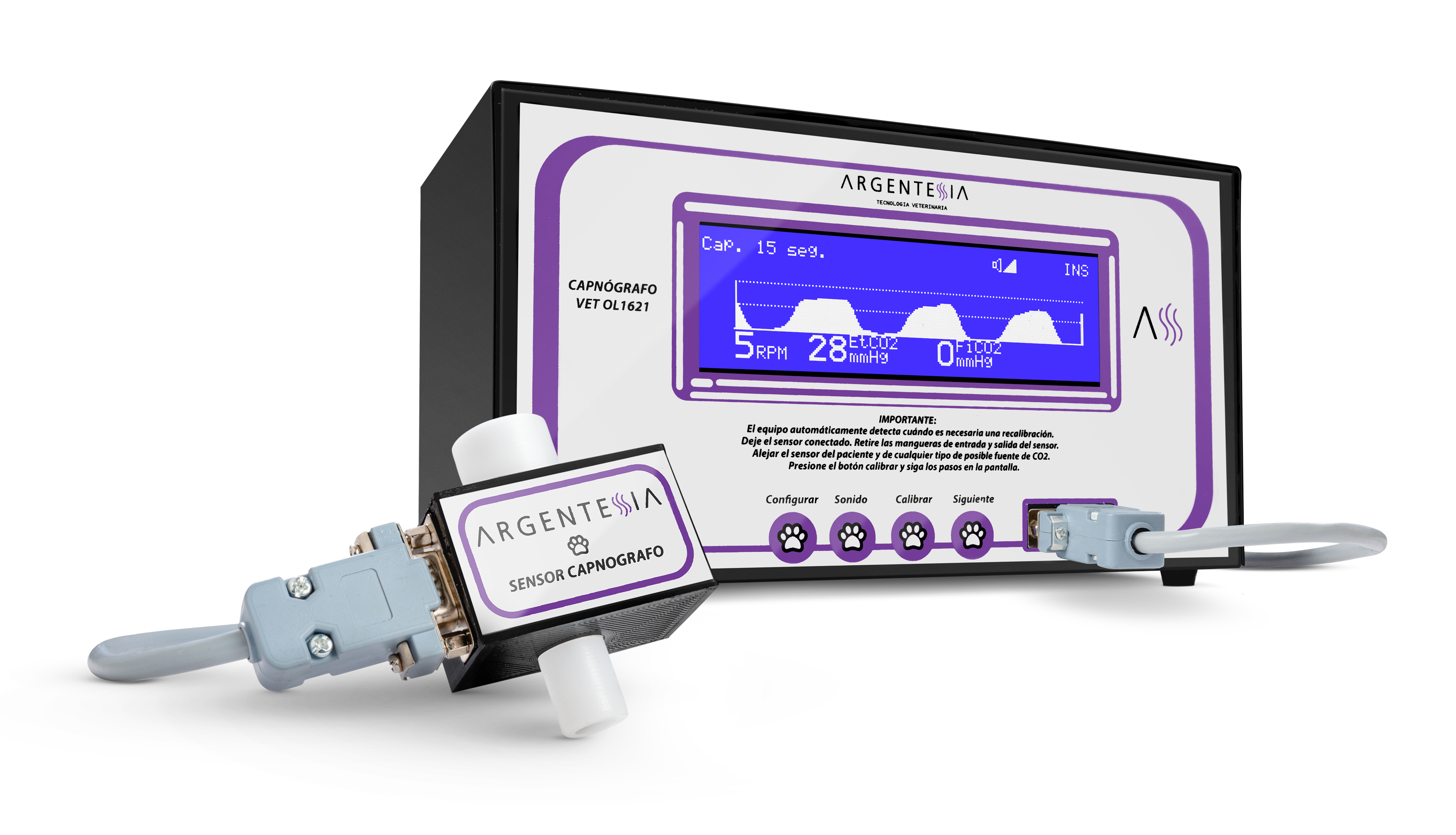Foto CAPNOGRAFO DE MESA ARGENTESIA: OL1621